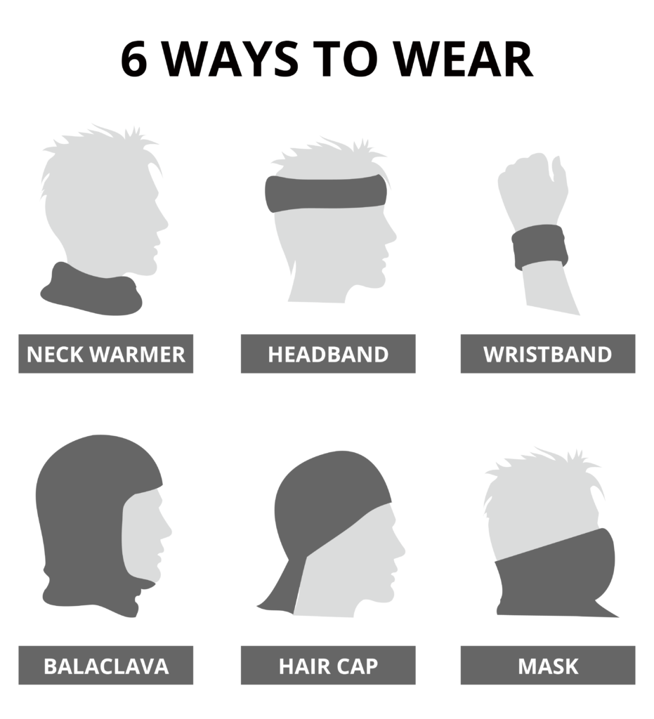 Wear instruction Neck gaiter